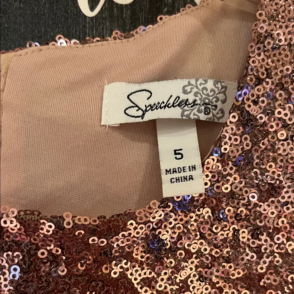 Speechless Sparkling Pink Sequin Mini Dress - Picture 2 of 6